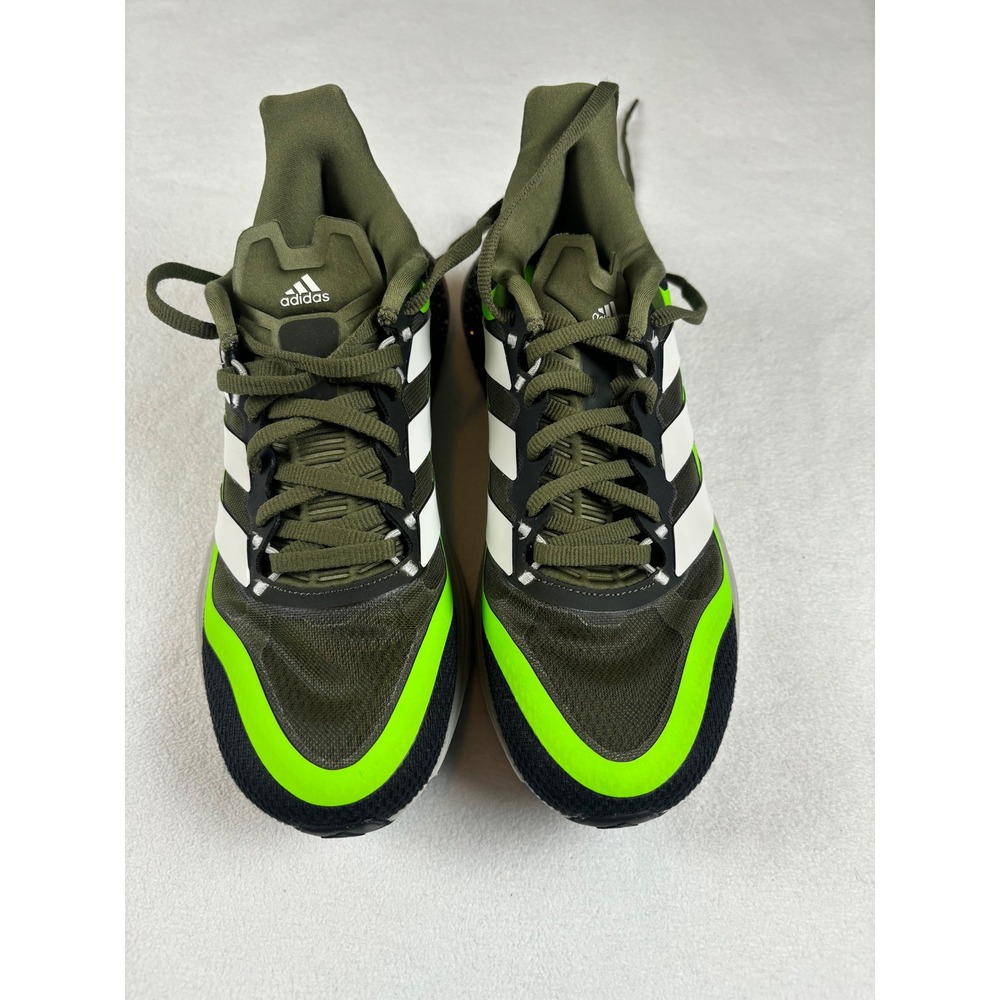 Adidas 4DFWD Pulse 2 Womens 6 Olive Neon Lime Running Sneakers